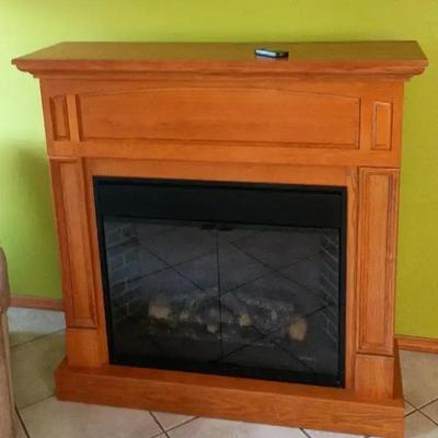 Fireplace In Cabinet - Flames And Heat 52x16x52