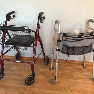 Guardian Walker With Bag & Medline Rollator Walker 