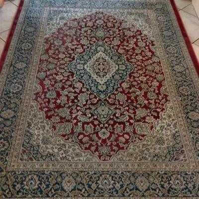 5x8 Odyssey Red Area Rug