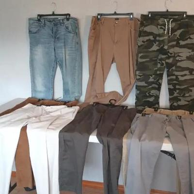 Men's Casual Pants- Nautica, Ecko, Izod, TK Axel++