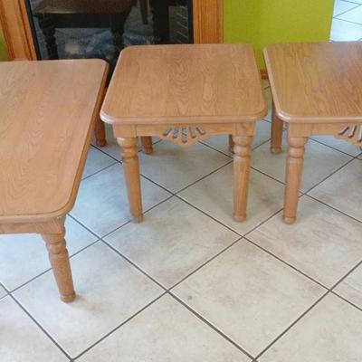 Schweiger Coffee Table, 2 End Tables. Coffee Table 48 By 24 By 17