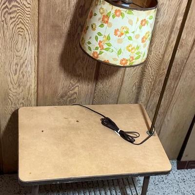 Nightstand With Built-In Lamp