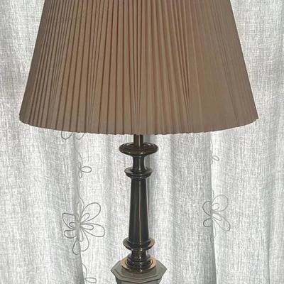 Brass And Porcelain Table Lamp