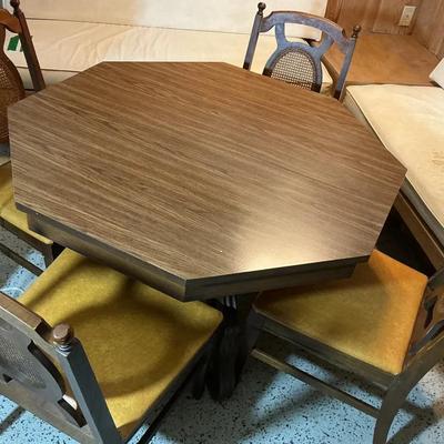 Hexagon Table With Chairs 