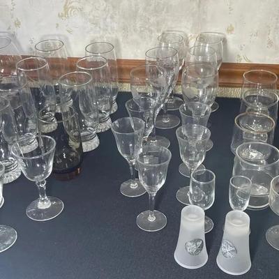 Assorted Glassware