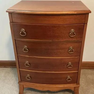 Vintage Caswell-Runyan “Perfect Sewing Cabinet” Mahogany Chest