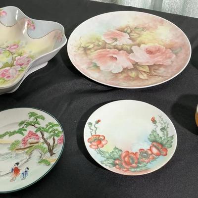Vintage Porcelain Bowls, Plates And Tea Cups 