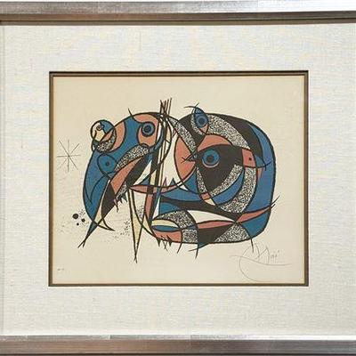 Lot 005  
Joan Miró, (1893-1983) e Chat Enchante (The Enchanted Cat), 1975