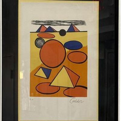 Lot 003   
Alexander Calder (1898-1976) La Petite Pyramids
