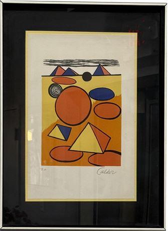 Sale Photo Thumbnail #3: Lot 003   
Alexander Calder (1898-1976) La Petite Pyramids