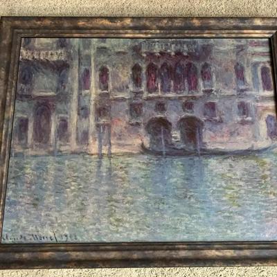 Palazzo da Mula, Venice, Italy 1908 Claude Monet