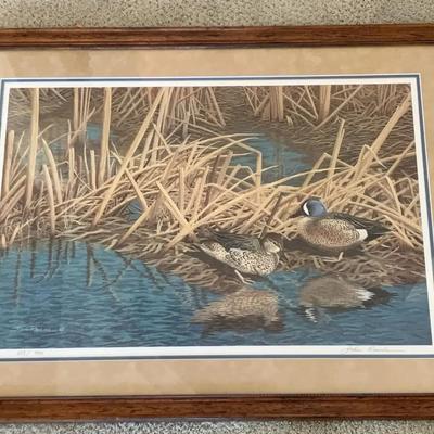 Duck Print John Rawlins #358/750 -Signed