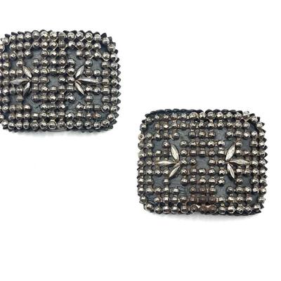 Vintage Marcasite Shoe Clips Buckles