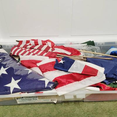 Flag Lot American And Seasonal 