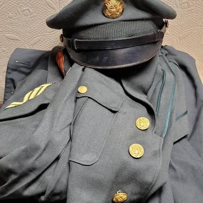 Army Uniform Lot - Wear And Stains From Storage 