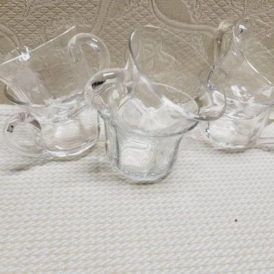 Antique Blown Glass Punch Cups 7 Pieces