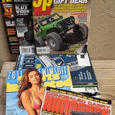 Magazine Lot - Firearms, Vehicles, Sports Illustrated and Others