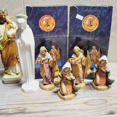 Fontanini W Germany And C.S. Catholic Figure Lot