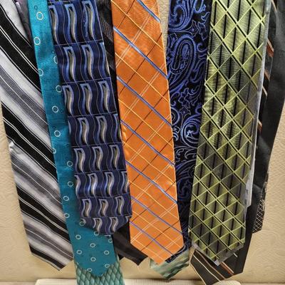 Tie Lot Wear Or Craft Mixed Fabrics 20 Piece