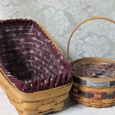 Longaberger Basket Duo