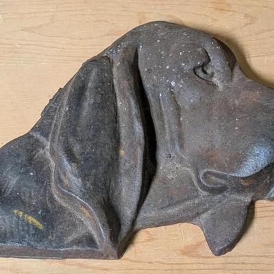 Heavy Hound Head Decor 