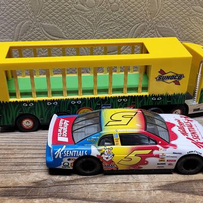 Model Truck And Car Sunoco And Racing Champions #5 