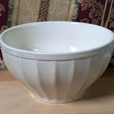 Large Scalloped Bowl Best For Resting Bread Or Being A Planter 