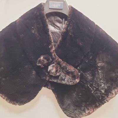 Sheared Beaver Stole Wrap So Soft Antique 