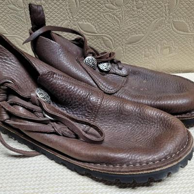 Native Earth Size 12 (10-10.5) Handmade Leather Shoes Vibram Soles