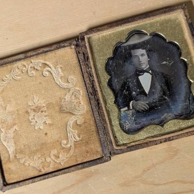 Leather Embossed Daguerreotype Antique