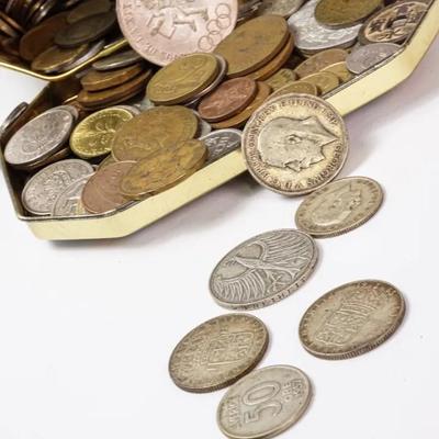 Vintage & Antique World Coin Collection Including Silver