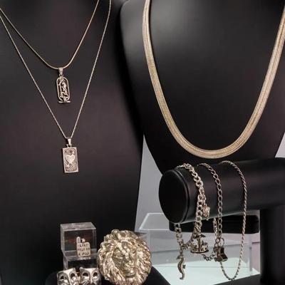 Sterling Silver Necklaces, Bracelets & Brooches