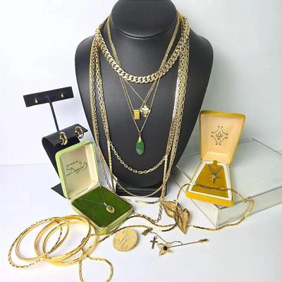 Gold Tone & 12K Gold Filled Costume Jewelry