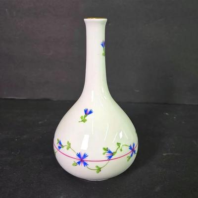 Herend “Blue Garland” Bud Vase - 5.25”