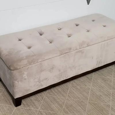 Upholstetered Storage Bench - 46x18x17