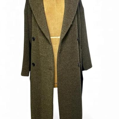 Vintage Krizia Made In Italy Alpaca Blend Coat 