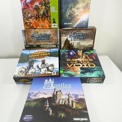 Adventure Board Game Collection: Game of Thrones, Monsters   Menace America, Snow Tails & More