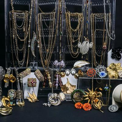 Designer & More Costume Jewelry: Trifari, Monet, Napier, Lieba & More