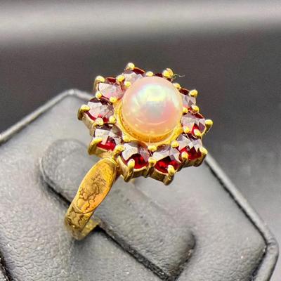 Coin Silver Cluster Ring Jewelry