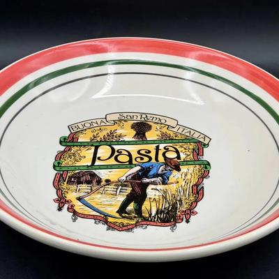 Vintage Buona San Remo Italia Himark Pasta Bowl