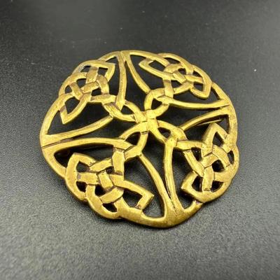 Sterling Silver Celtic Knot Brooch Jewelry
