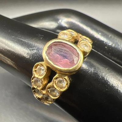 14Kt Gold Ring with Gemstones