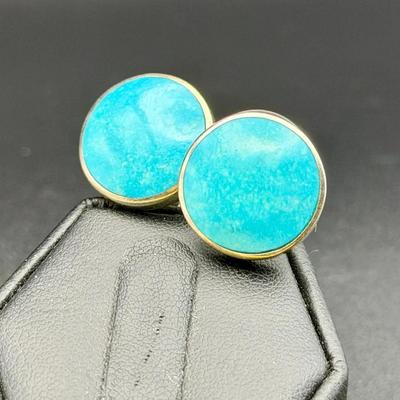 Sterling Silver & Turquoise Earrings 