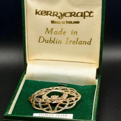 Signed Sterling Silver Kerry Craft Claddagh Ring