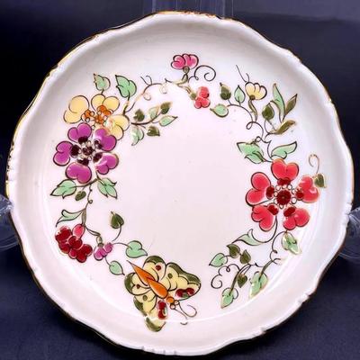Zsolnay Hungary Numbered & Hand Painted Dish