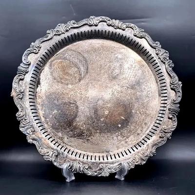 “Sherias?” - Silver Plated Serving Dish