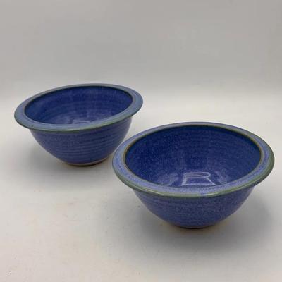 (2) Handmade Louis Mulcahy Hand Made Small Bowls