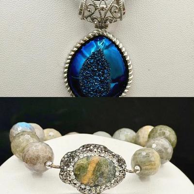 Sterling Silver Necklace & Bracelet