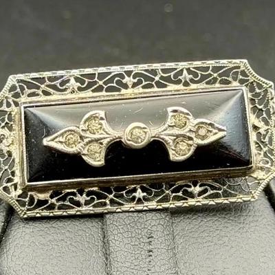 Art Deco Style Brooch Jewelry