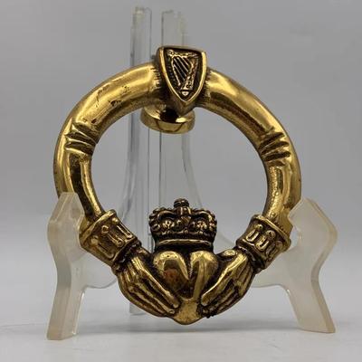 Claddagh Brass Door Knocker   
